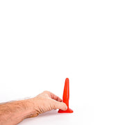 All Red - Kleine Buttplug - 12 x 2,5 cm - Rood-Erotiekvoordeel.nl