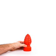 All Red - Granaat Buttplug - 15 x 6 cm - Rood-Erotiekvoordeel.nl