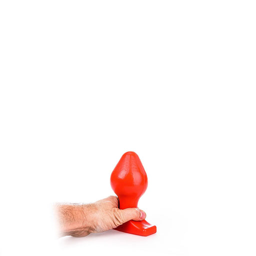All Red - Buttplug 16 x 8 cm - Rood-Erotiekvoordeel.nl