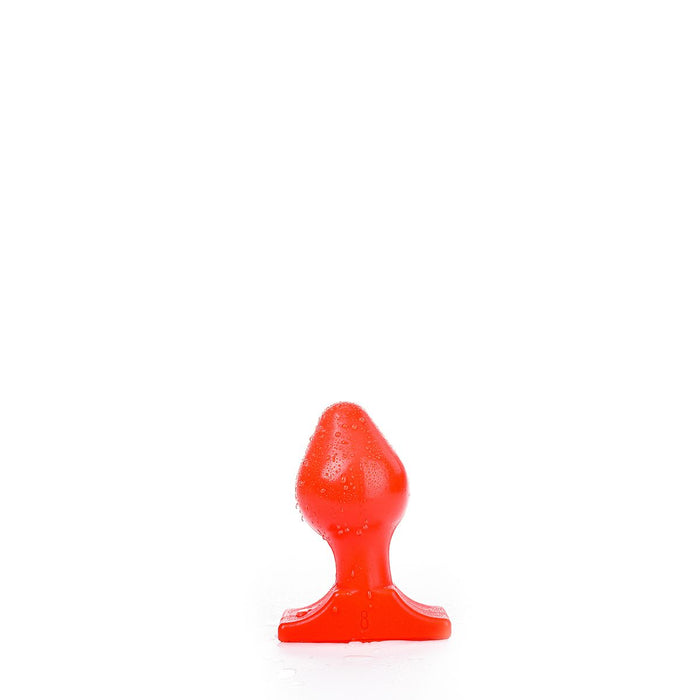 All Red - Buttplug 16 x 8 cm - Rood-Erotiekvoordeel.nl