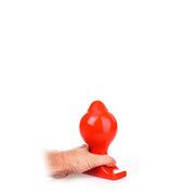 All Red - Buttplug 18 x 10 cm - Rood-Erotiekvoordeel.nl