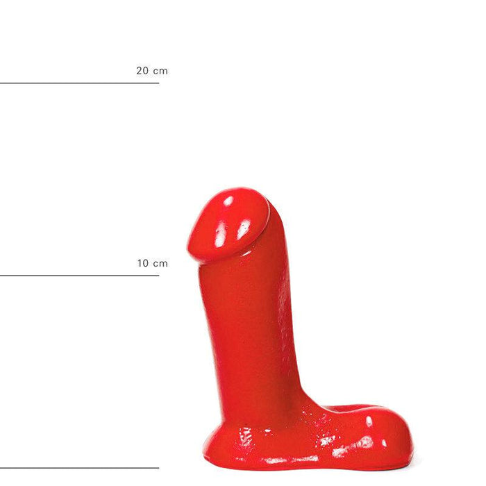 All Red - Dildo 14 x 5 cm - Rood-Erotiekvoordeel.nl