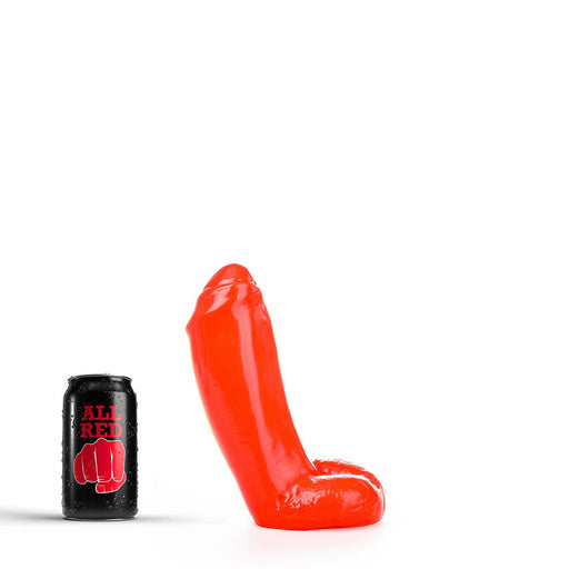All Red - Dildo 18 x 5,5 cm - Rood-Erotiekvoordeel.nl
