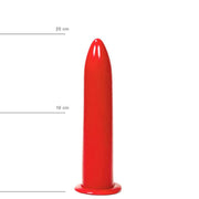 All Red - Dildo - 19 x 3,5 cm - Rood-Erotiekvoordeel.nl