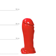 All Red - Dildo - 22 x 8 cm - Rood-Erotiekvoordeel.nl