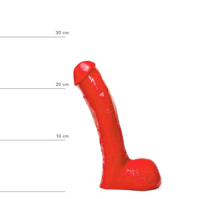 All Red - Dildo 23 x 4.5 cm - Rood-Erotiekvoordeel.nl