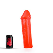 All Red - Dildo - 28 x 7,5 cm - Rood-Erotiekvoordeel.nl