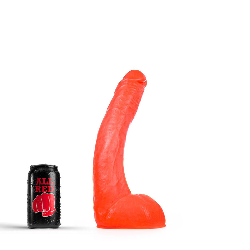 All Red - Dildo 29 x 5 cm - Rood-Erotiekvoordeel.nl