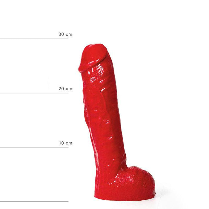 All Red - Dildo 29 x 5.5 cm - Rood-Erotiekvoordeel.nl