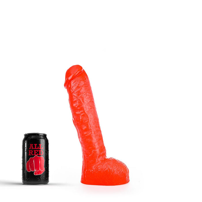 All Red - Dildo 29 x 5.5 cm - Rood-Erotiekvoordeel.nl