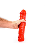 All Red - Dildo 31 x 6,5 cm - Rood-Erotiekvoordeel.nl