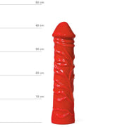All Red - Dildo 31 x 6,5 cm - Rood-Erotiekvoordeel.nl