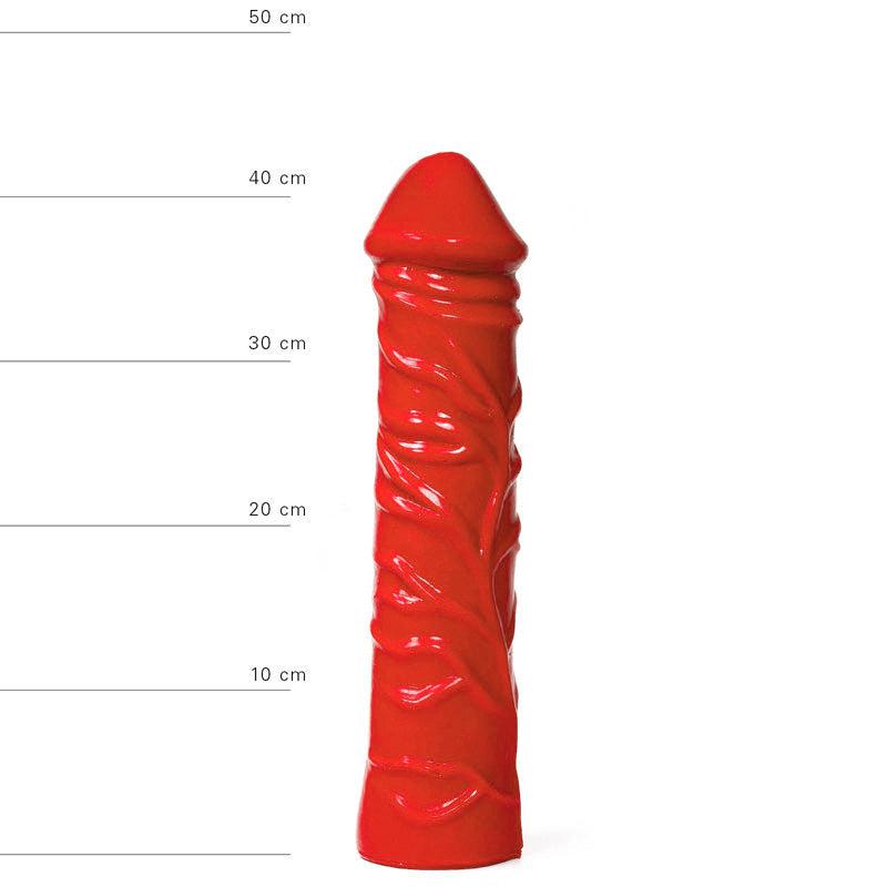 All Red - Dildo 31 x 6,5 cm - Rood-Erotiekvoordeel.nl