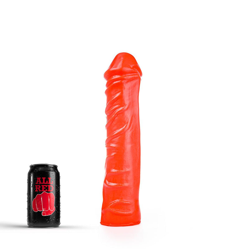 All Red - Dildo 31 x 6,5 cm - Rood-Erotiekvoordeel.nl
