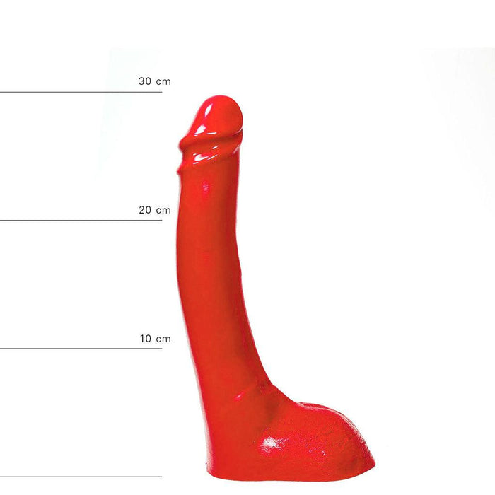 All Red - Dildo 32 x 5,5 cm - Rood-Erotiekvoordeel.nl