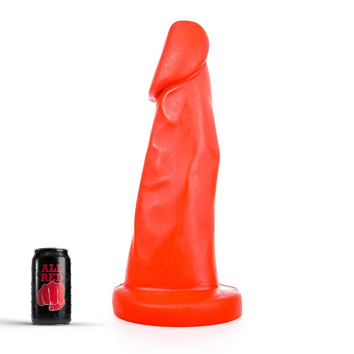 All Red - Dildo 39 x 8,5 cm - Rood-Erotiekvoordeel.nl