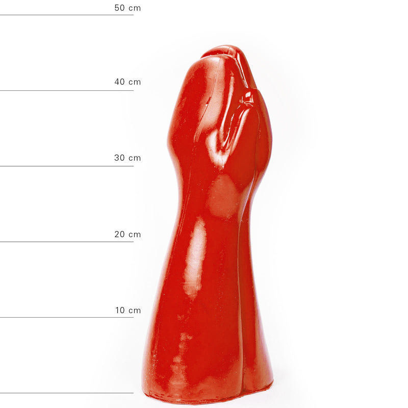 All Red - Fisting Dildo - 39 x 16 cm - Rood-Erotiekvoordeel.nl
