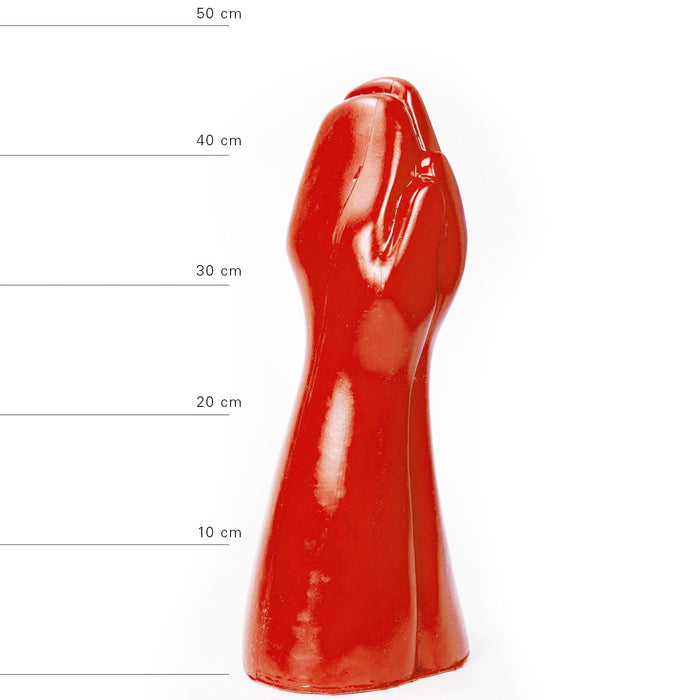 All Red - Fisting Dildo 39 x 16 cm - Rood-Erotiekvoordeel.nl