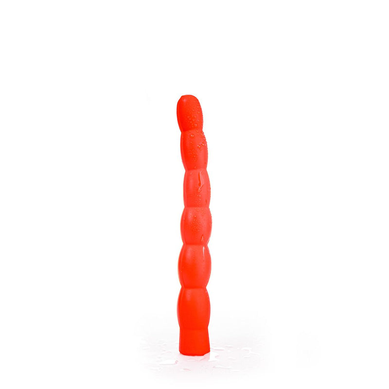 All Red – Rowkowane dildo analne – 32 cm – Czerwony-Erotiekvoordeel.nl