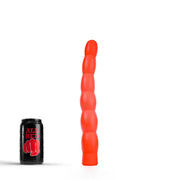 All Red – Żebrowane analne dildo – 32 cm – Czerwony-Erotiekvoordeel.nl