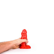 All Red - Klassieke Dildo 18 x 4 cm - Rood-Erotiekvoordeel.nl