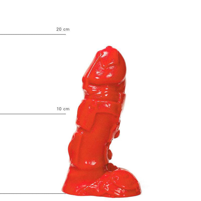 All Red - Klassieke Dildo 18 x 4 cm - Rood-Erotiekvoordeel.nl