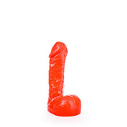 All Red - Klassieke Dildo 24,5 x 6 cm - Rood-Erotiekvoordeel.nl