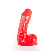 All Red - Klassieke Dildo 24,5 x 6 cm - Rood-Erotiekvoordeel.nl