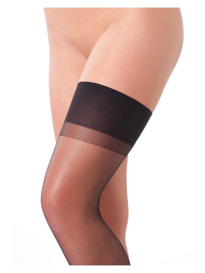 Amorable - Medias - Talla única - Negro-Erotiekvoordeel.nl