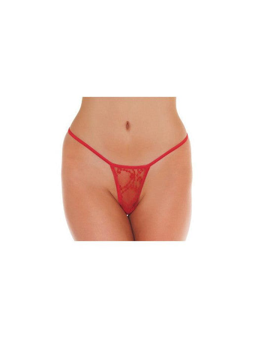 Amorable - Mini tanga - Rosso - Taglia unica - Erotiekvoordeel.nl