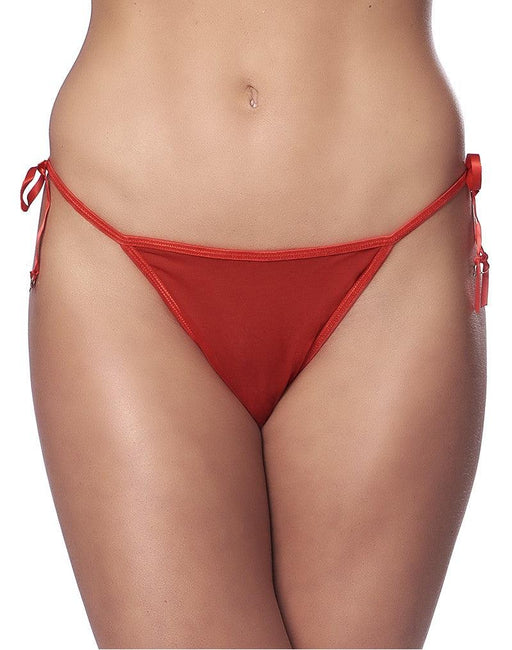 Amorable - Slip tanga - Rosso pizzo fantasia - Erotiekvoordeel.nl