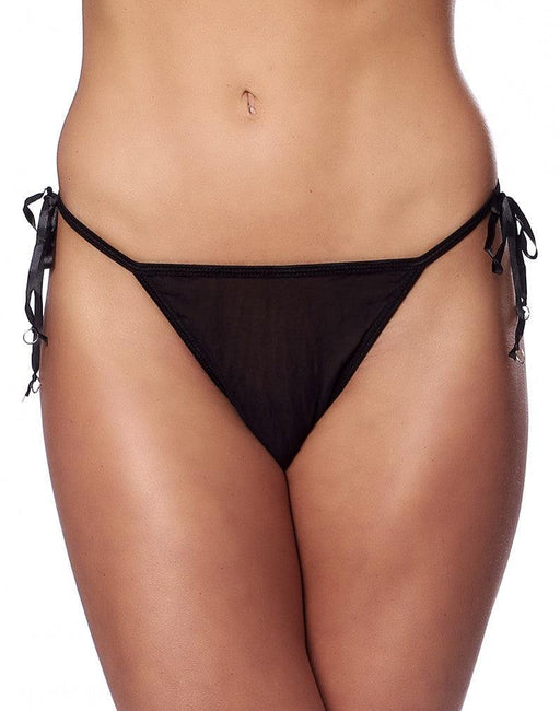 Amorable - Slip Tanga - Nero Fantasia Pizzo - Erotiekvoordeel.nl