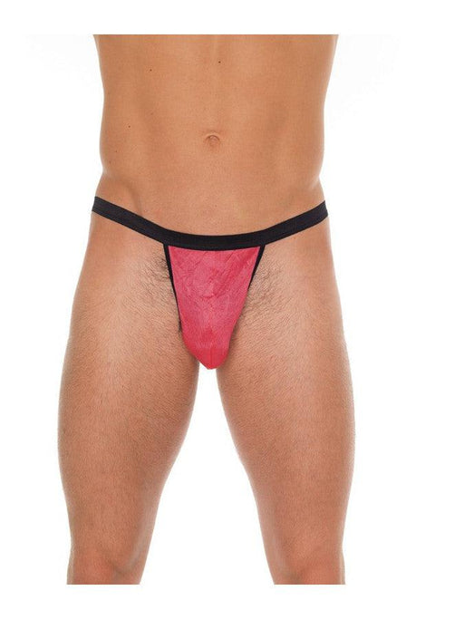 Amorable - Zwart/ Rode Herenstring - One Size-Erotiekvoordeel.nl