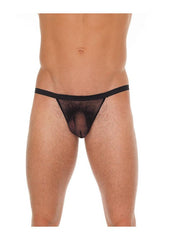Amorable - String noir transparent pour homme - Erotiekvoordeel.nl