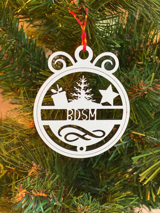 BDSM Christmas ornament - "BDSM" Christmas bauble - Erotiekvoordeel.nl
