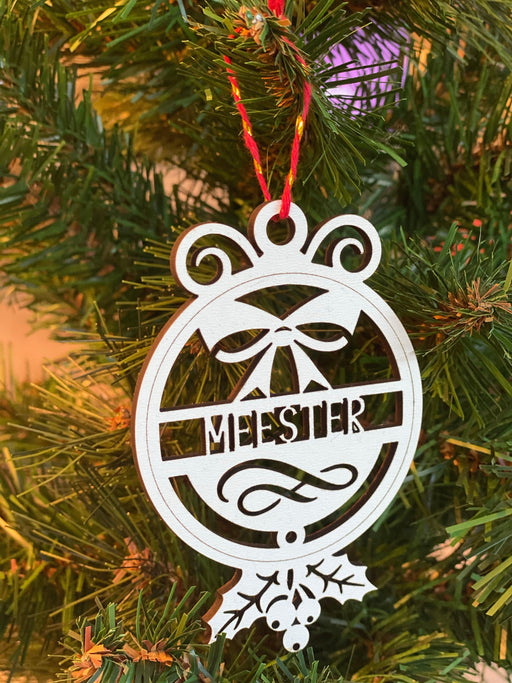 BDSM Christmas ornament - Christmas bauble "Master"-Erotiekvoordeel.nl