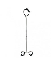 Rimba - BDSM Spreader bar Met Leren handboeien En collar-Erotiekvoordeel.nl