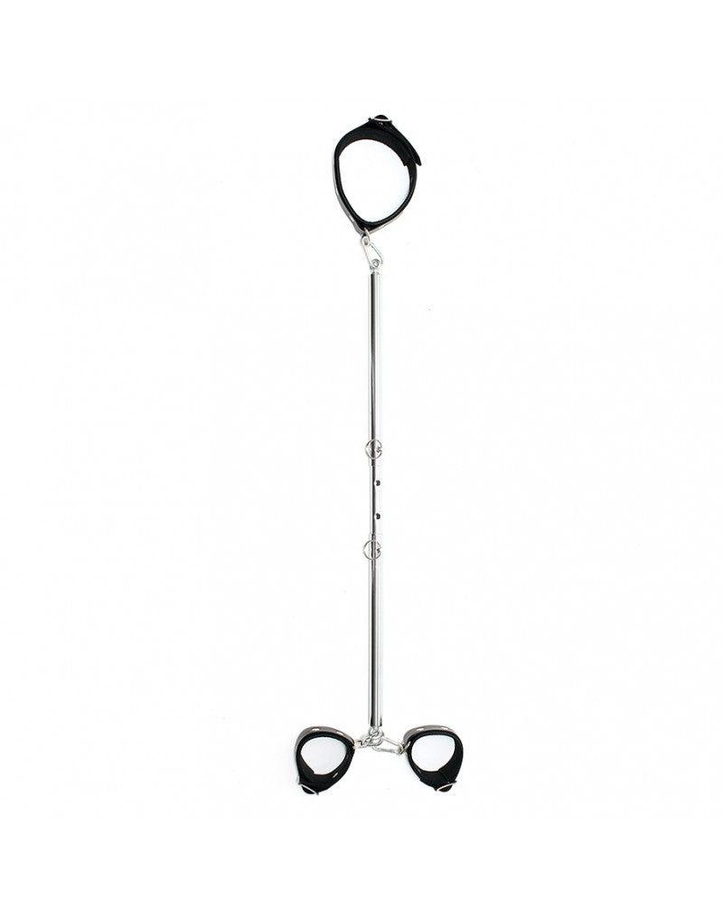 Rimba - BDSM Spreader bar Met Leren handboeien En collar-Erotiekvoordeel.nl