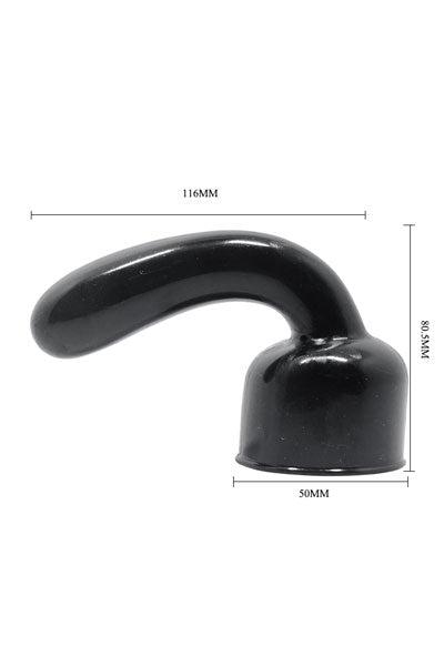 Baile Power - Pleaser - Embout pour vibromasseur et stimulateur du point G - Noir-Erotiekvoordeel.nl