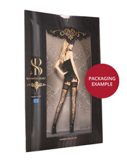 Ballerina Fantasy Halter-Nahtstrümpfe Juliette - 20 Denier - Schwarz - Erotiekvoordeel.nl