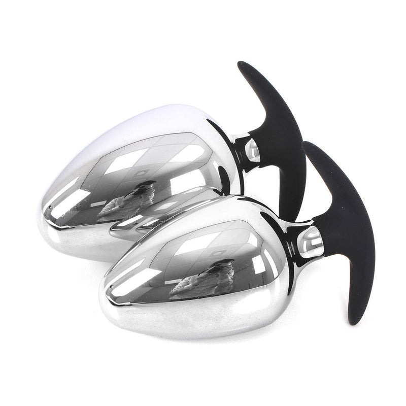 Kiotos - Big Ass RVS Buttplug S 70 mm x 12 cm Met Siliconen voet/handvat-Erotiekvoordeel.nl