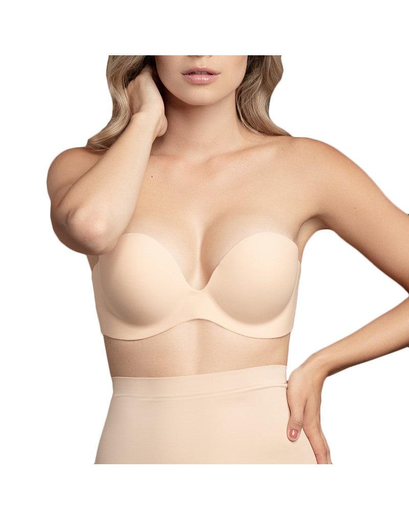 Bye Bra - Gala - Reggiseno adesivo - Per abiti senza spalline - Nude - Erotiekvoordeel.nl