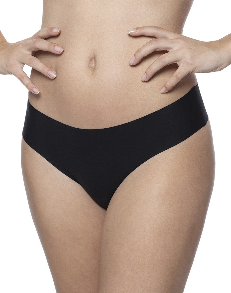 Bye Bra - Perizoma invisibile - Confezione da 2 - Nude e Nero - Erotiekvoordeel.nl