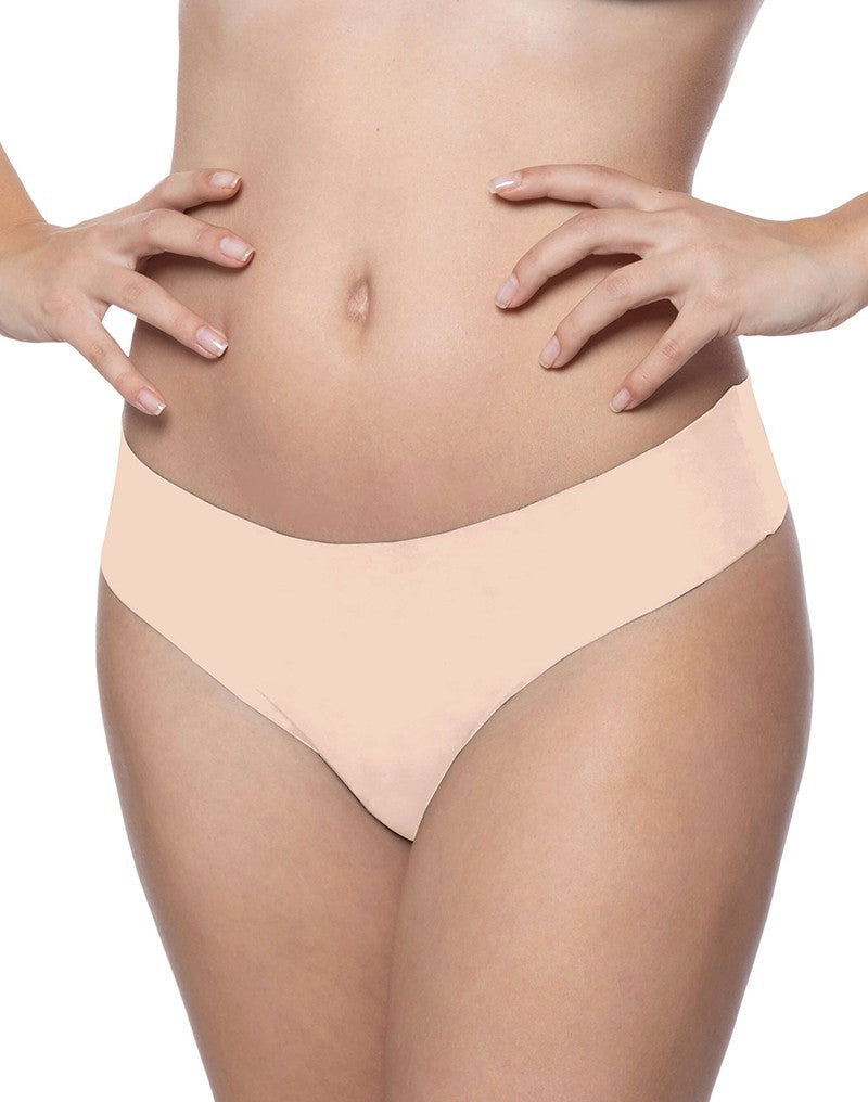 Bye Bra - Perizoma invisibile - Confezione da 2 - Nude e Nero - Erotiekvoordeel.nl