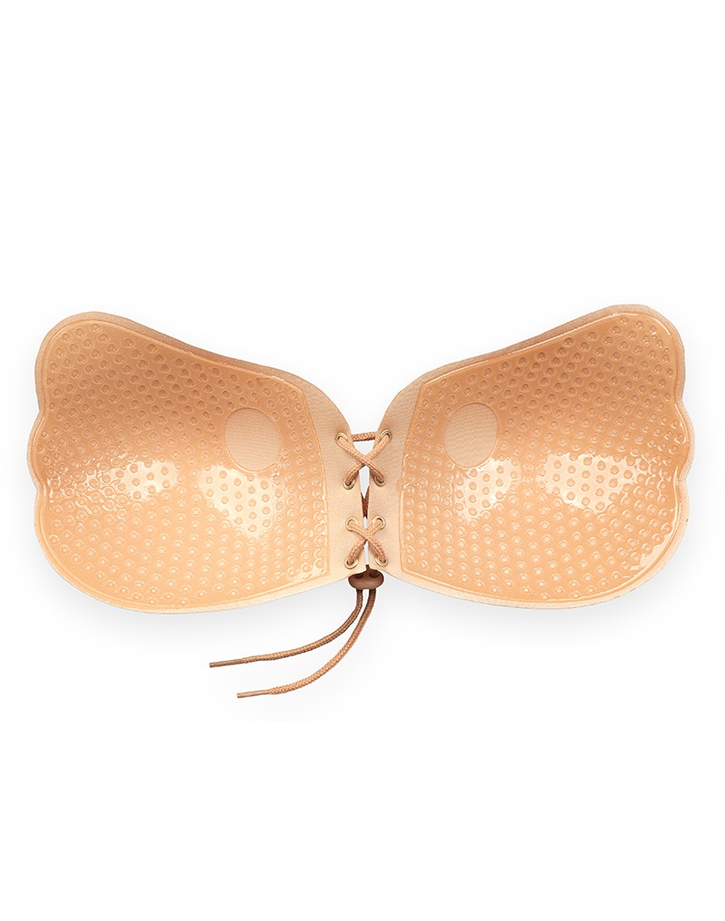 Bye Bra - Lace It - Reggiseno adesivo - Per abiti senza spalline - Nude-Erotiekvoordeel.nl