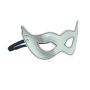 Maschera per gli occhi Cat - Argento - Fascia elastica - Pelle PU - Erotiekvoordeel.nl
