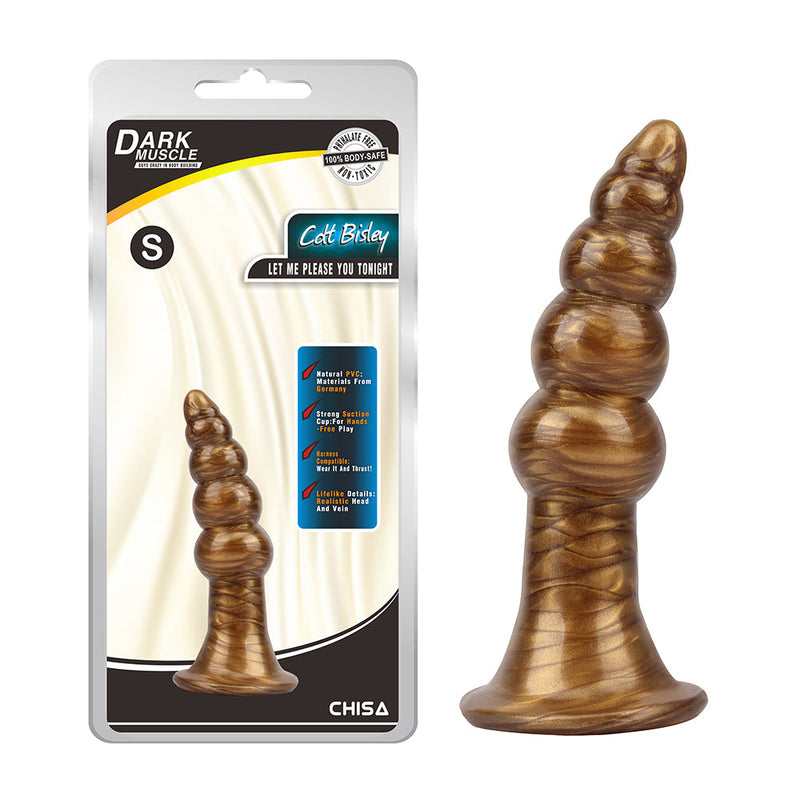 Chisa - Gold - Plug anal Colt - Bisley - Oro-Erotiekvoordeel.nl