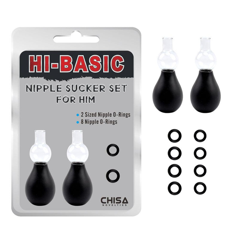 Chisa - Nipple suckers with two sizes of rings-Erotiekvoordeel.nl