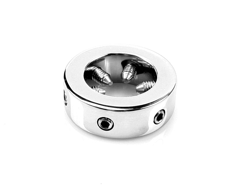 Kiotos - Cockring RVS Met verstelbare schroeven aan de Binnenkant-Erotiekvoordeel.nl