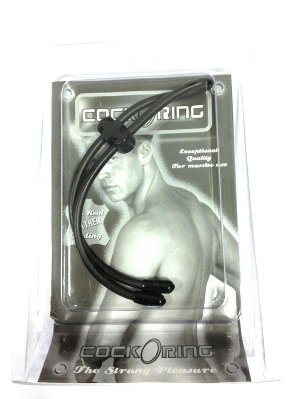 Kiotos - Cockring koord Verstelbaar - Zwart-Erotiekvoordeel.nl